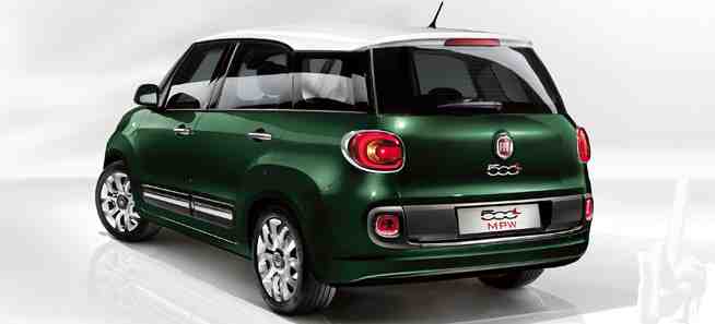 Fiat 500L MPW Rear View
