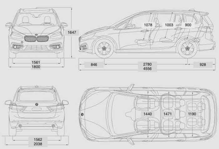 Bmw 2 Series Gran Tourer 7 Seater Mpv 2014