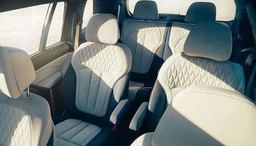 BMW X7 Interior Seating