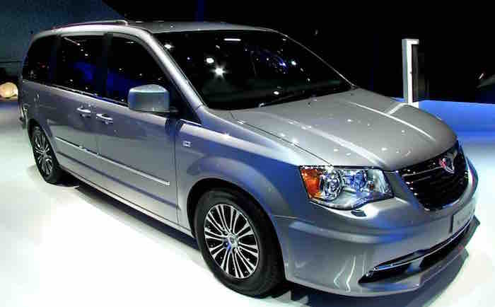 Chrysler Grand Voyager Front View