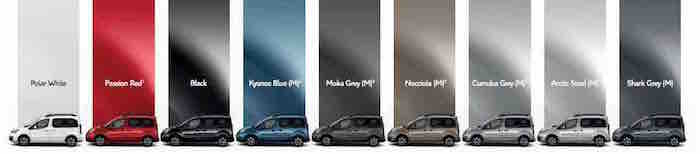 Berlingo Multispace Exterior Colours