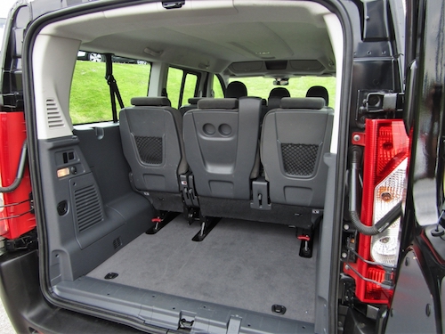 Citroen Dispatch Combi Rear Seat Boot View