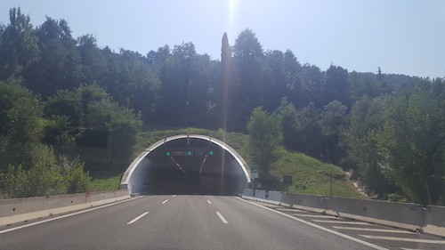 Italian tunnel Verona to Venice