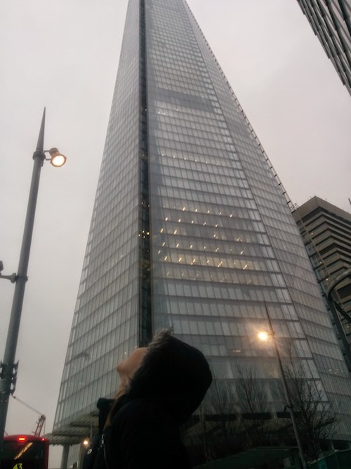 London Looking Up at Shard