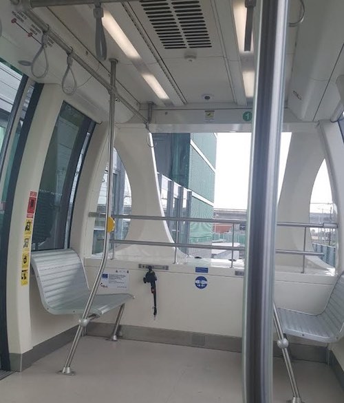 PISA mover train interior