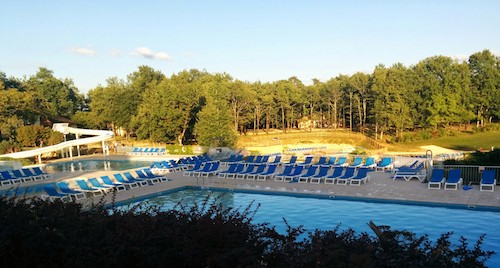 St Avit Loisers Campsite the Pool View