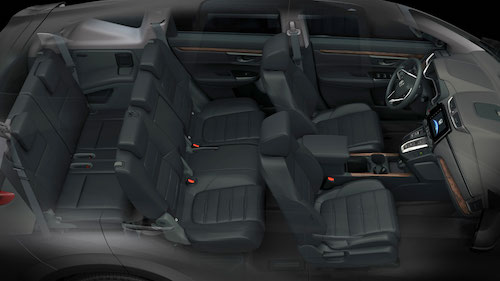 Honda CR-V 7 Seat Layout
