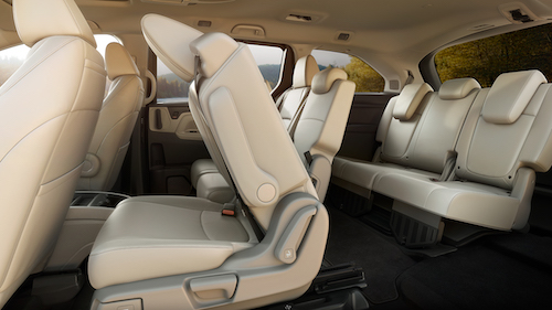 Honda Odyssey seating view