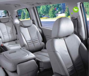 Seating layout of Kia Sedona