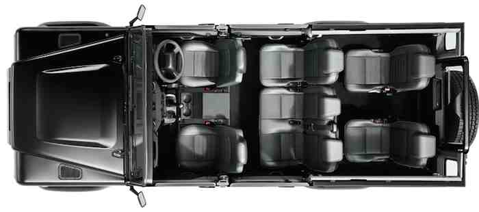 Defender Land Rover Overview Seating