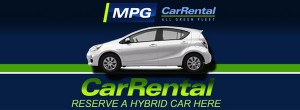 MPG Car Rental Hybrid Cars