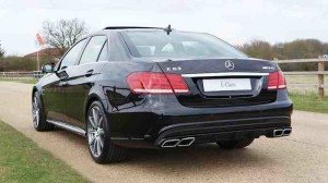 Mercedes Benz E63 Rear View