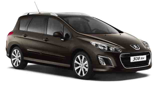 Peugeot-308 SW Front View