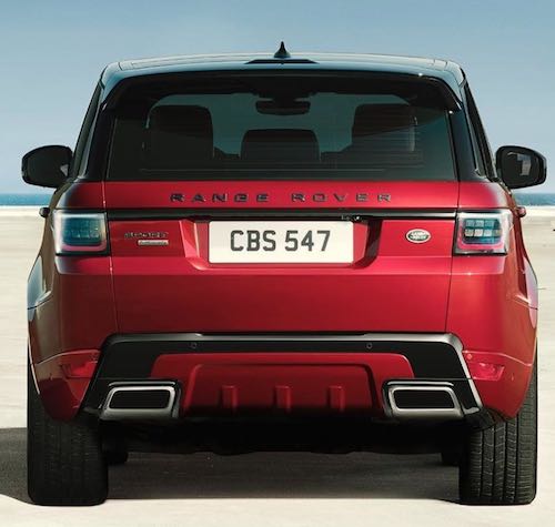 Range Rover Sport Rear View