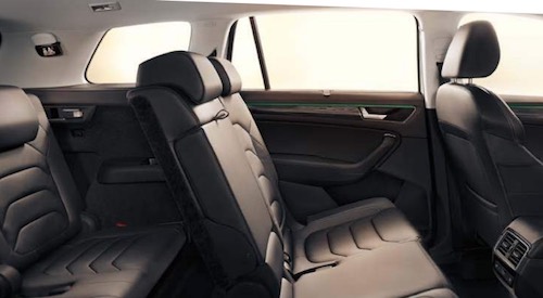 Skoda Kodiaq seating view