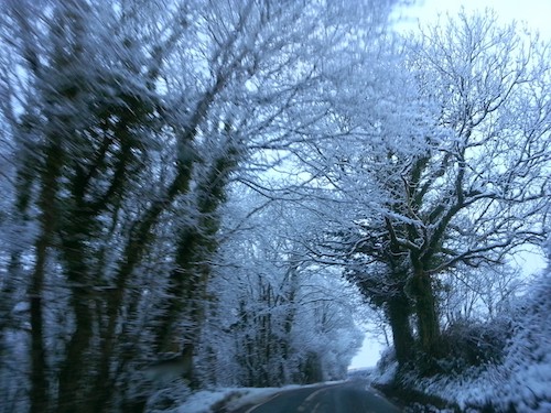 Driving a 7 Seater in the Snow