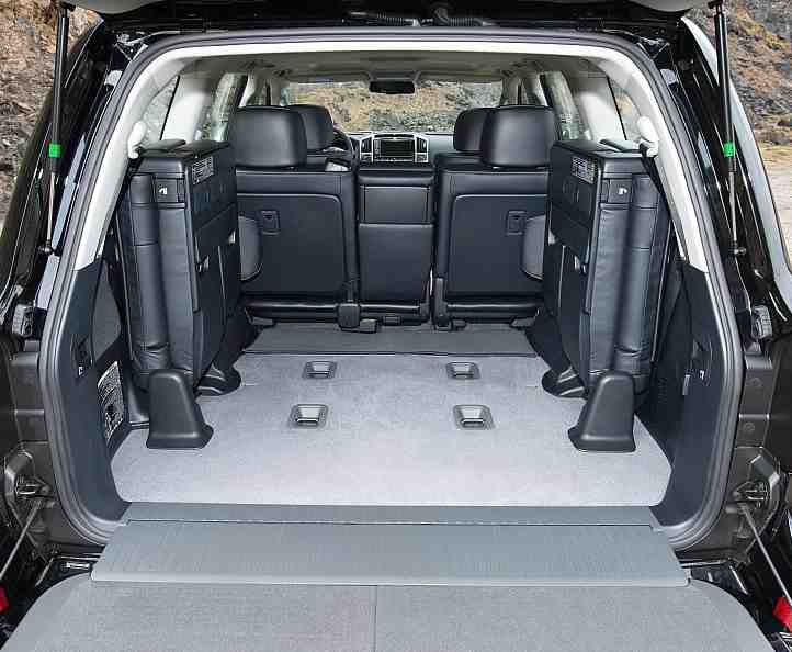 Toyota Land Cruiser Boot Space