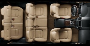 Toyota Land Cruiser interior seating