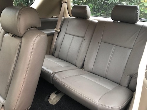 Toyota Picnic rear seats