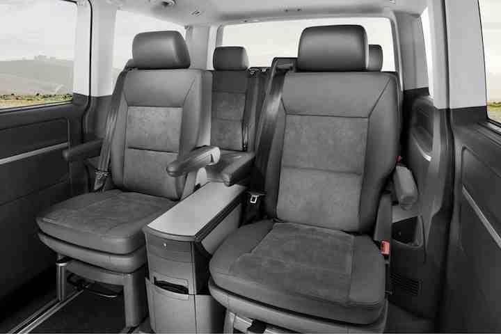 VW Caravelle interior seats