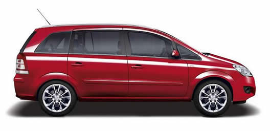 Vauxhall Zafira Or Zafira Tourar Mpv With Seven Seats
